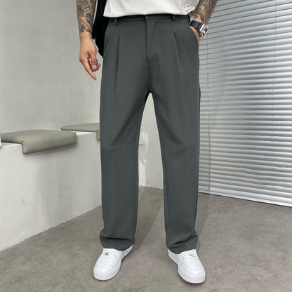 Herren Bundfalten Sommerhose | Lockere Passform