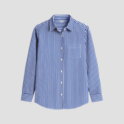 Gestreifte Bluse für Damen | Pendeln
