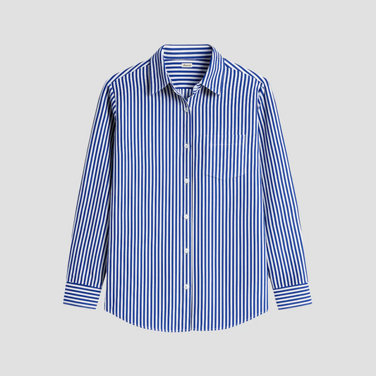 Gestreifte Bluse für Damen | Pendeln