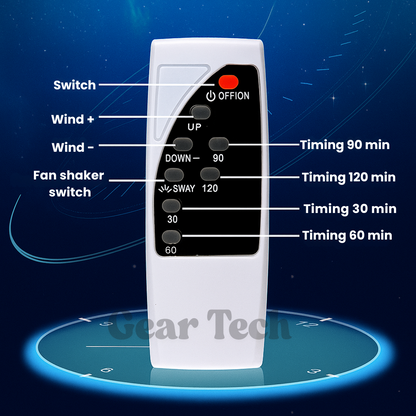 16-Zoll bladeless Ventilator mit Fernbedienung - UK-Design