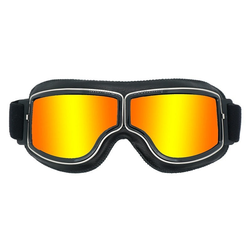 Vintage-Motorradbrille für Herren | Polarisiert