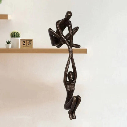 Zeitlose Liebe und Resilienz | Dekorative Skulptur | Wohnakzent | Unverwechselbare Dekoration