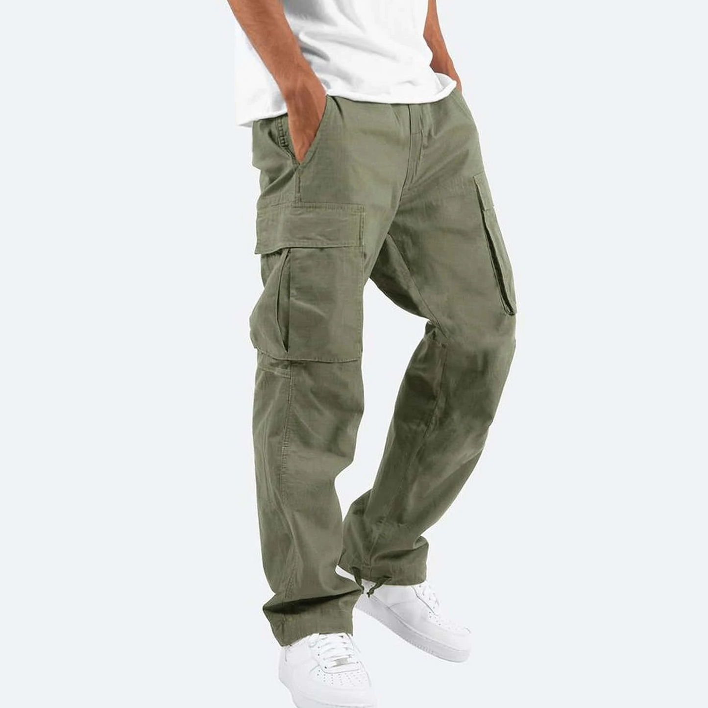 Herren Alltags Cargo-Hose | Lang