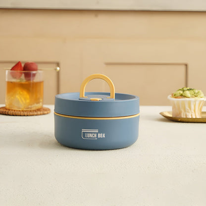 Isolierte Lunchbox mit mehrschichtigen Fächern und auslaufsicherem Design | Mit Tragetasche
