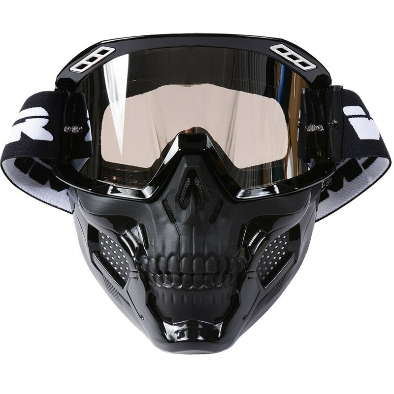 Motorradbrille mit schlagfesten Gläsern