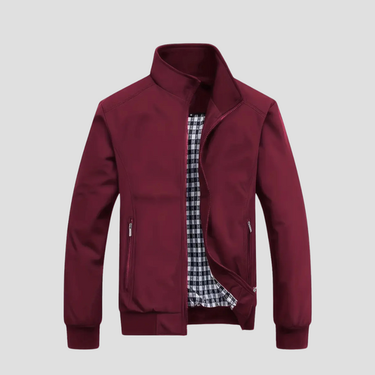 Men's Stand Collar Jacket | Bomber