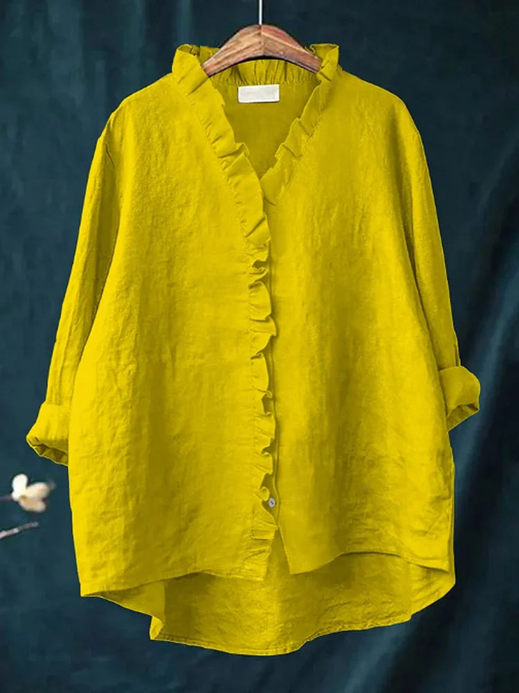 Damen Langarm Bluse | Freizeit