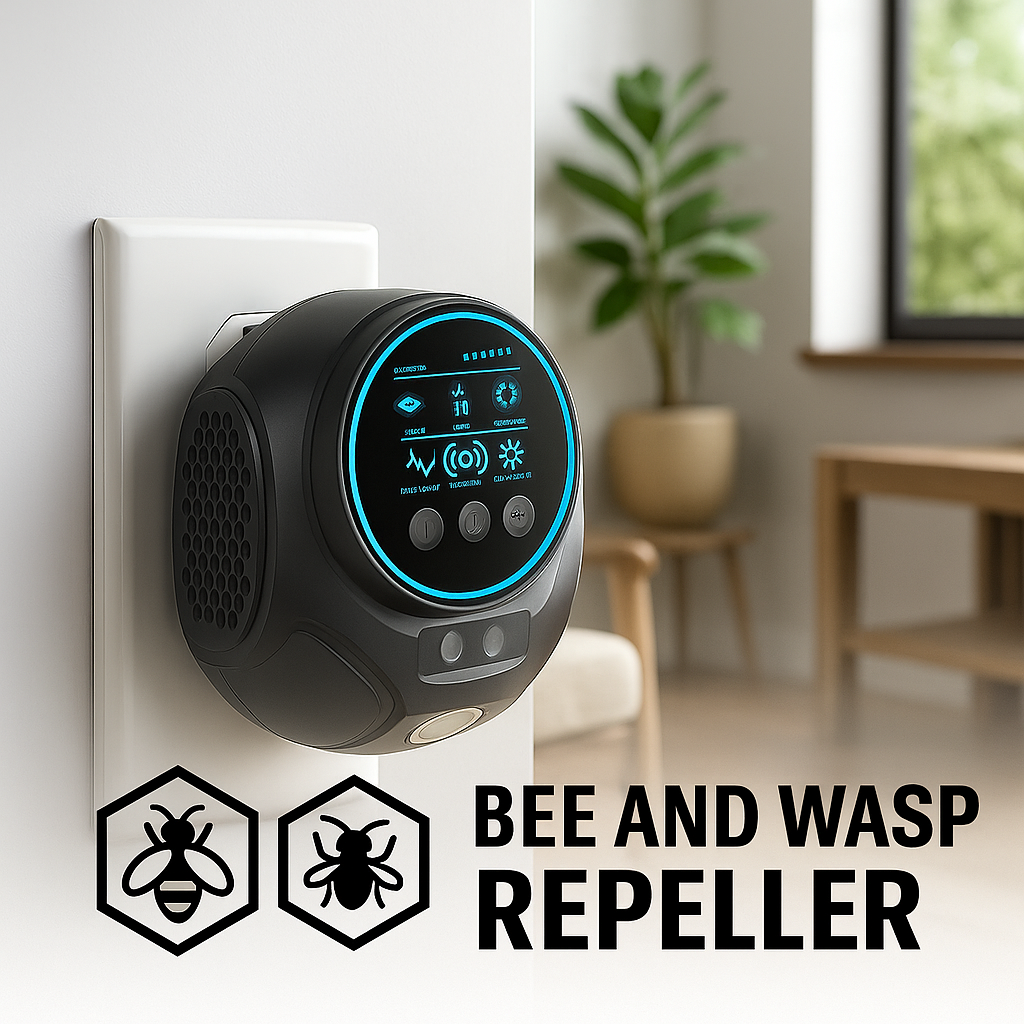 Ultraschall Bienen- und Wespenabwehrmittel für 360-Grad-Abdeckung