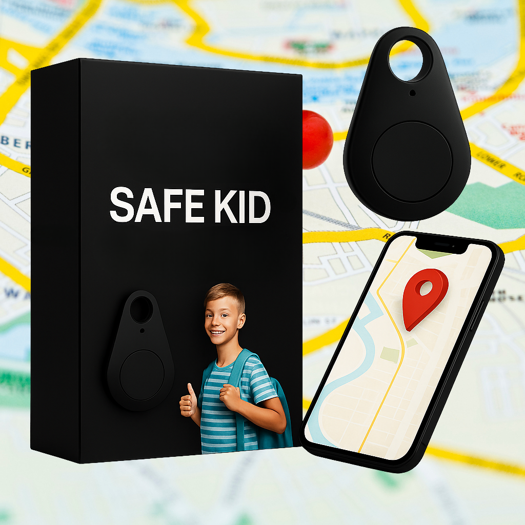 Wasserdichter GPS-Tracker für Kinder mit Live-Standort und SOS-Funktion