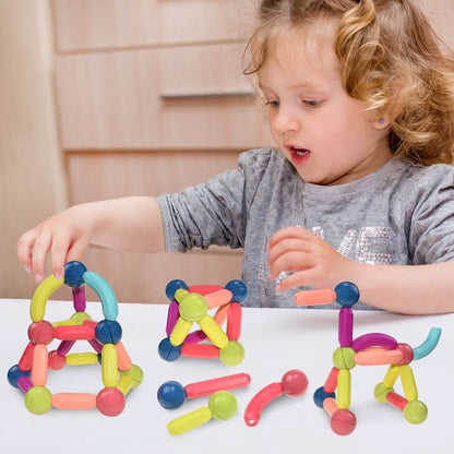 Magnetische Kreativstäbe für fantasievolles Bauen