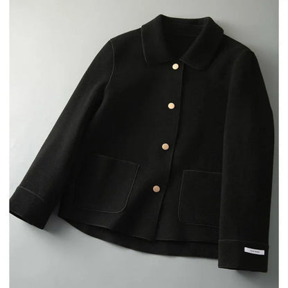 Kurzjacke mit Knopfleiste und Taschen für Damen - Daniela