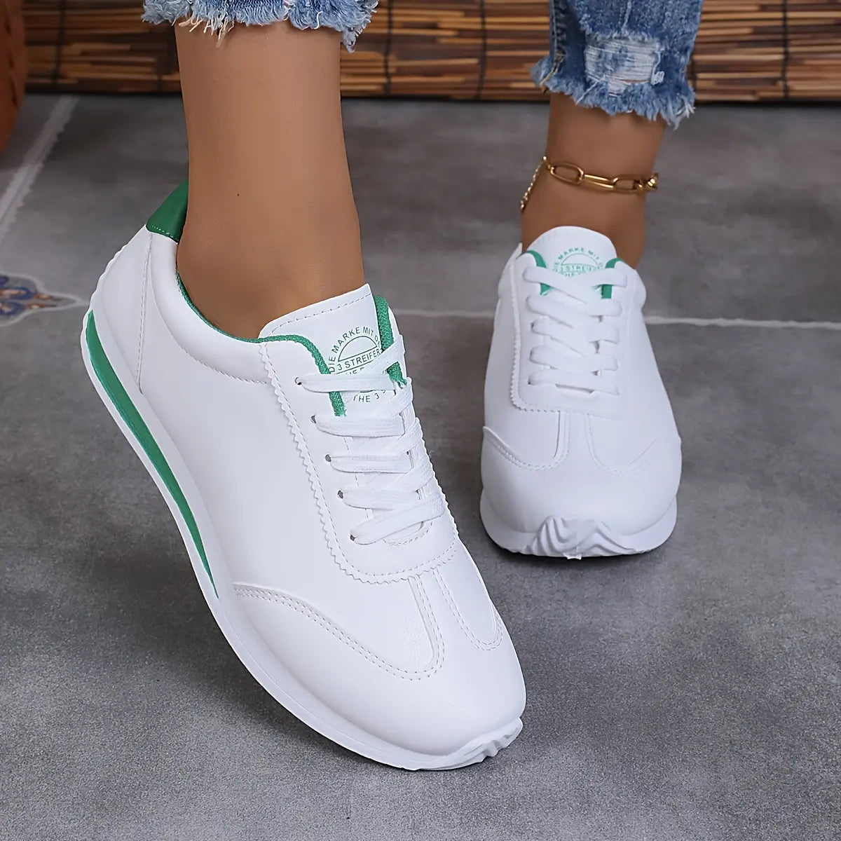 Damen Bequeme Sneaker | Weiß