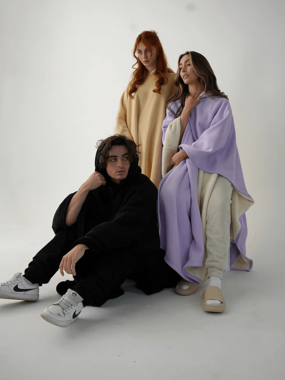 Hoodie Beruhigende Decke Oversize Weiches Material