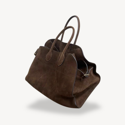 Women's Suede Tote Bag | Brown