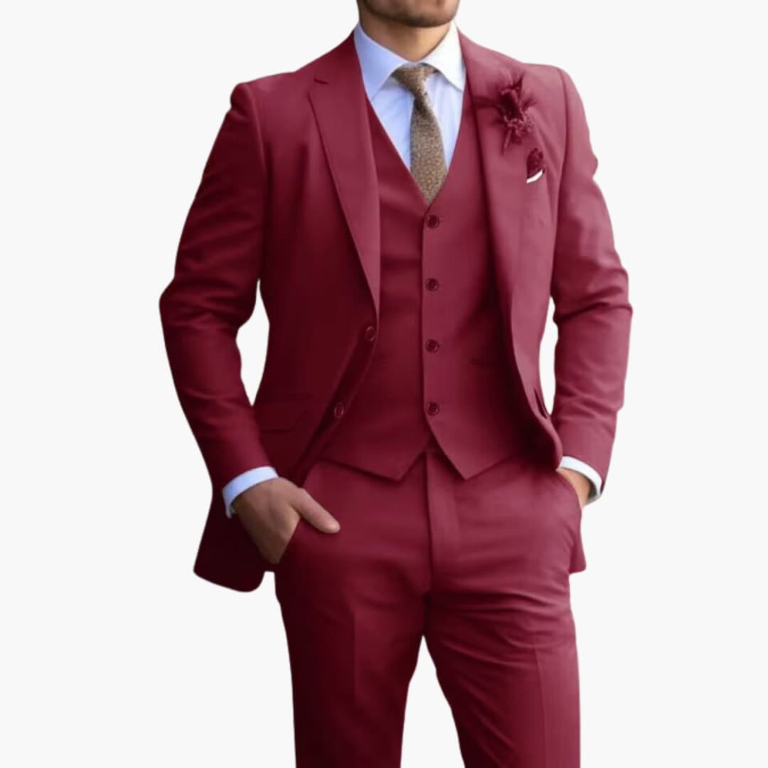 Herren Eleganter Komplettanzug | Slim Fit