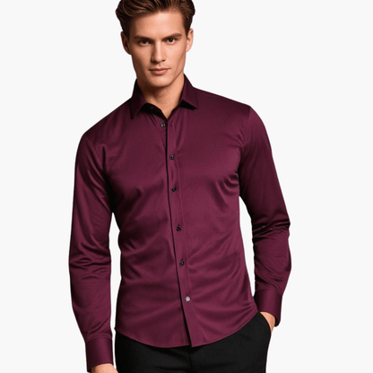 Herren Slim Fit Hemd | Langarm
