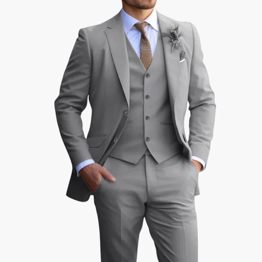 Herren Eleganter Komplettanzug | Slim Fit