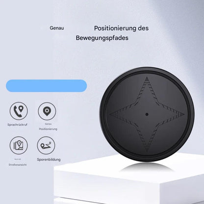 Kompakter Magnetischer GPS-Tracker – Echtzeit-Tracking für Fahrzeuge, Haustiere und Wertsachen – USB wiederaufladbar