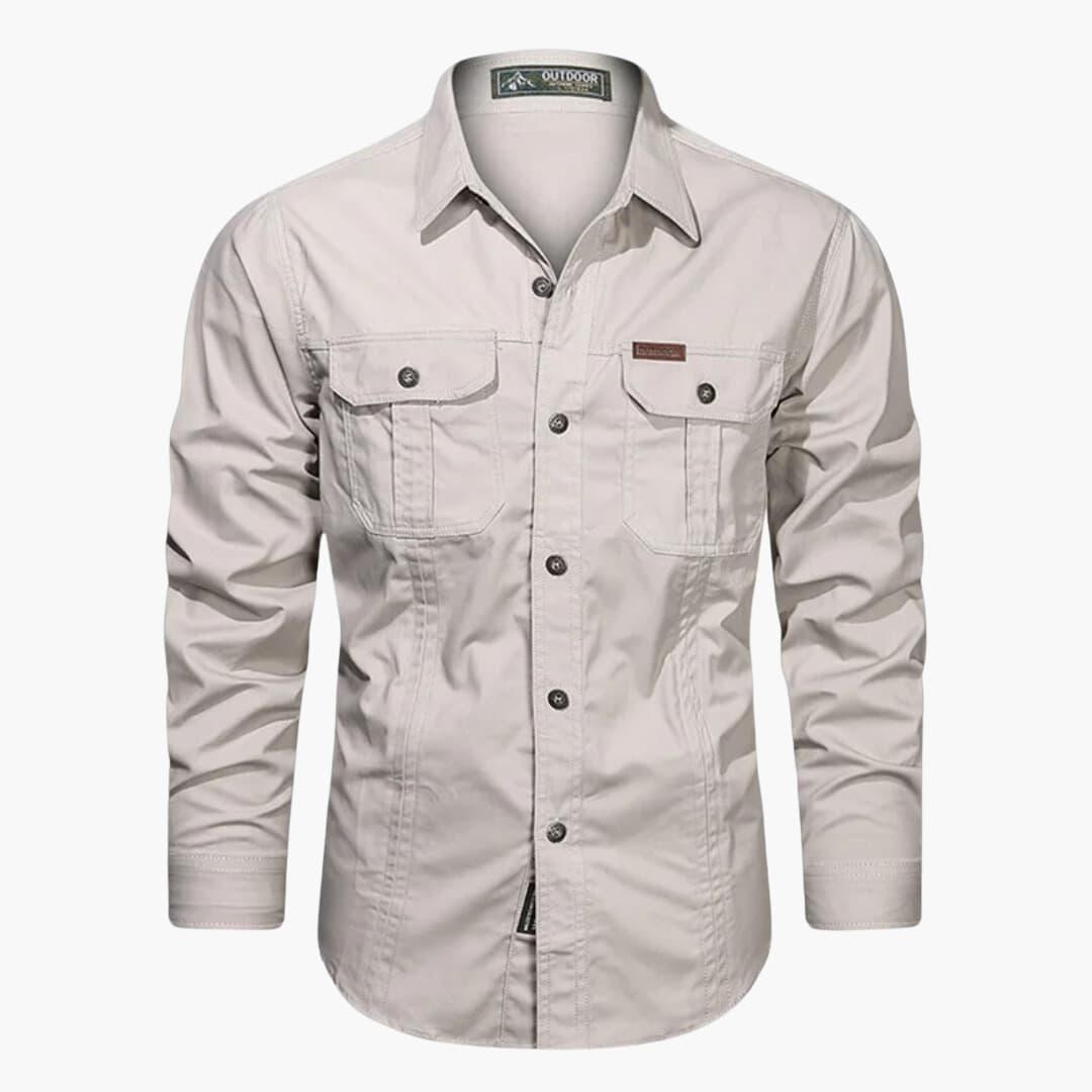 Herren Cargo Hemd | Langarm