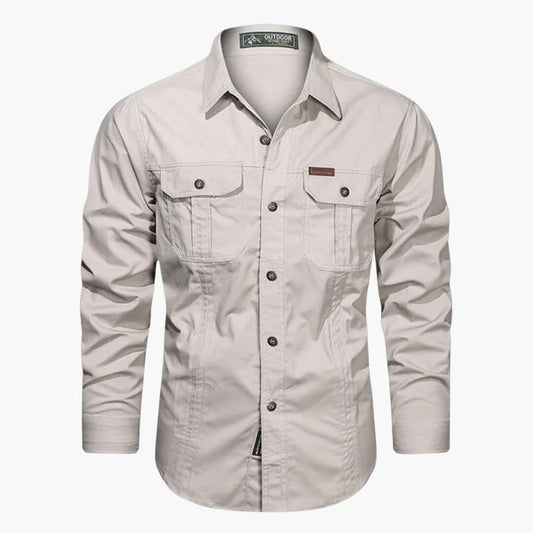 Herren Cargo Hemd | Langarm