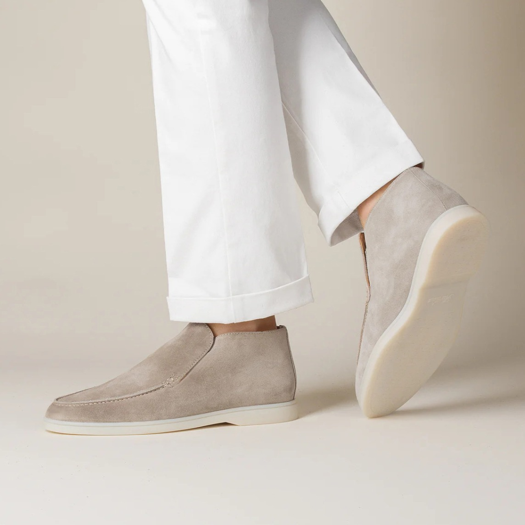 Men's Suede Loafers | Flat