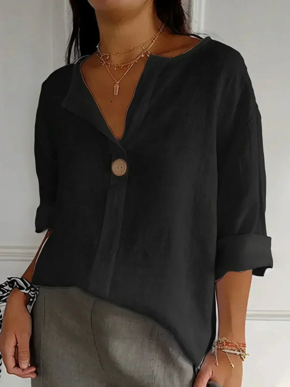 Damen Elegante Bluse | Langarm