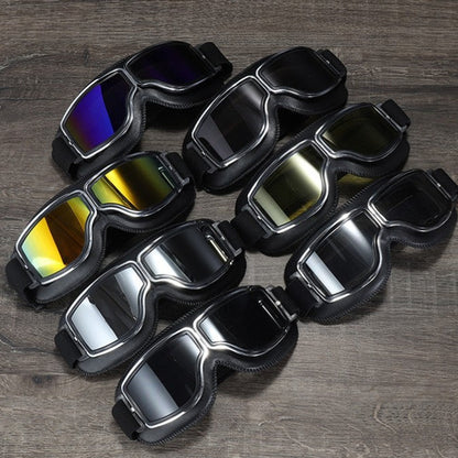 Vintage-Motorradbrille für Herren | Polarisiert