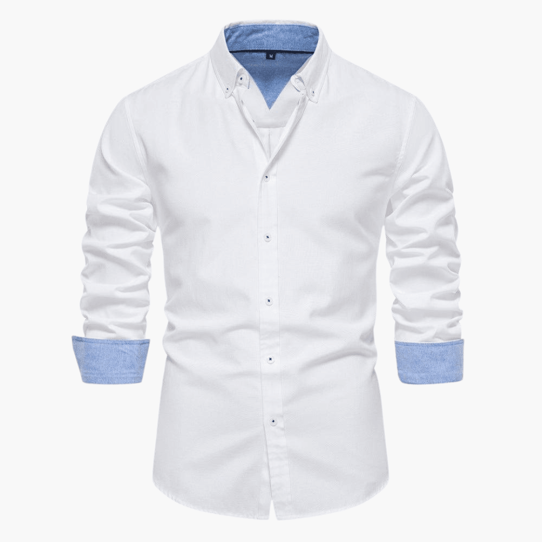 Herren Komfortables Hemd - Langarm