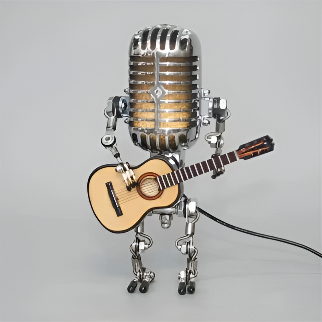 Einzigartige Robotertischlampe