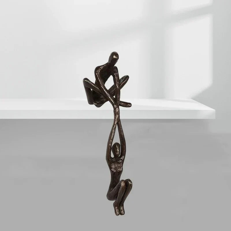 Zeitlose Liebe und Resilienz | Dekorative Skulptur | Wohnakzent | Unverwechselbare Dekoration