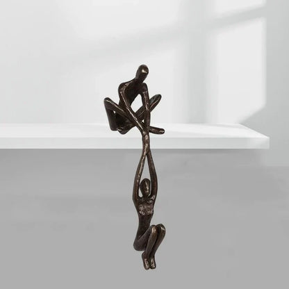 Zeitlose Liebe und Resilienz | Dekorative Skulptur | Wohnakzent | Unverwechselbare Dekoration