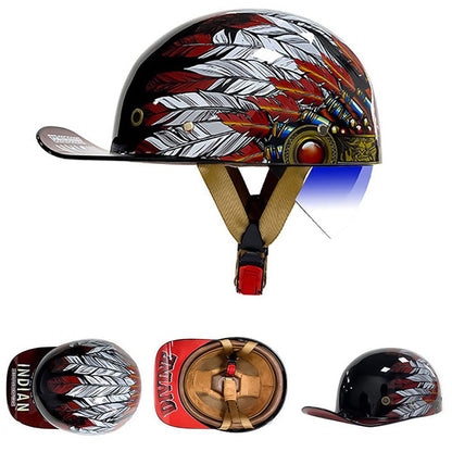 DOT-zugelassener Motorrad-Baseballhelm