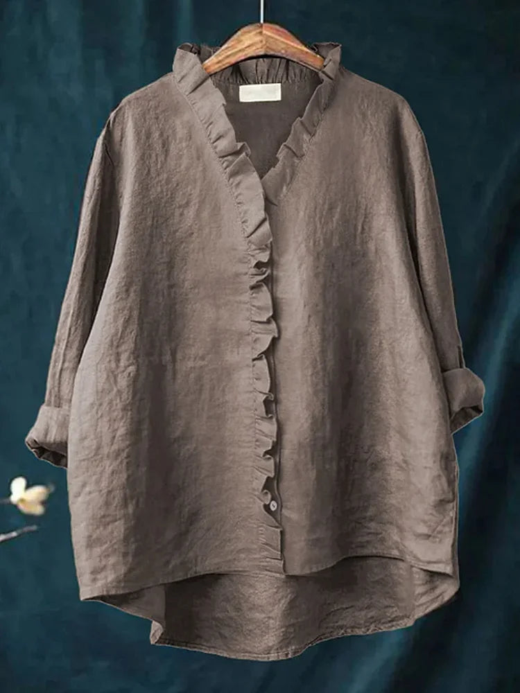 Damen Langarm Bluse | Freizeit