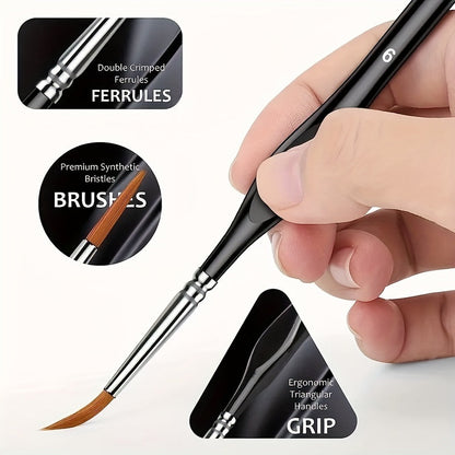 Präzisions-Detailpinsel – Perfekt für präzises Malen und filigrane Kunstwerke