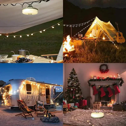 Vielseitige 4-in-1 zusammenklappbare Campinglaterne