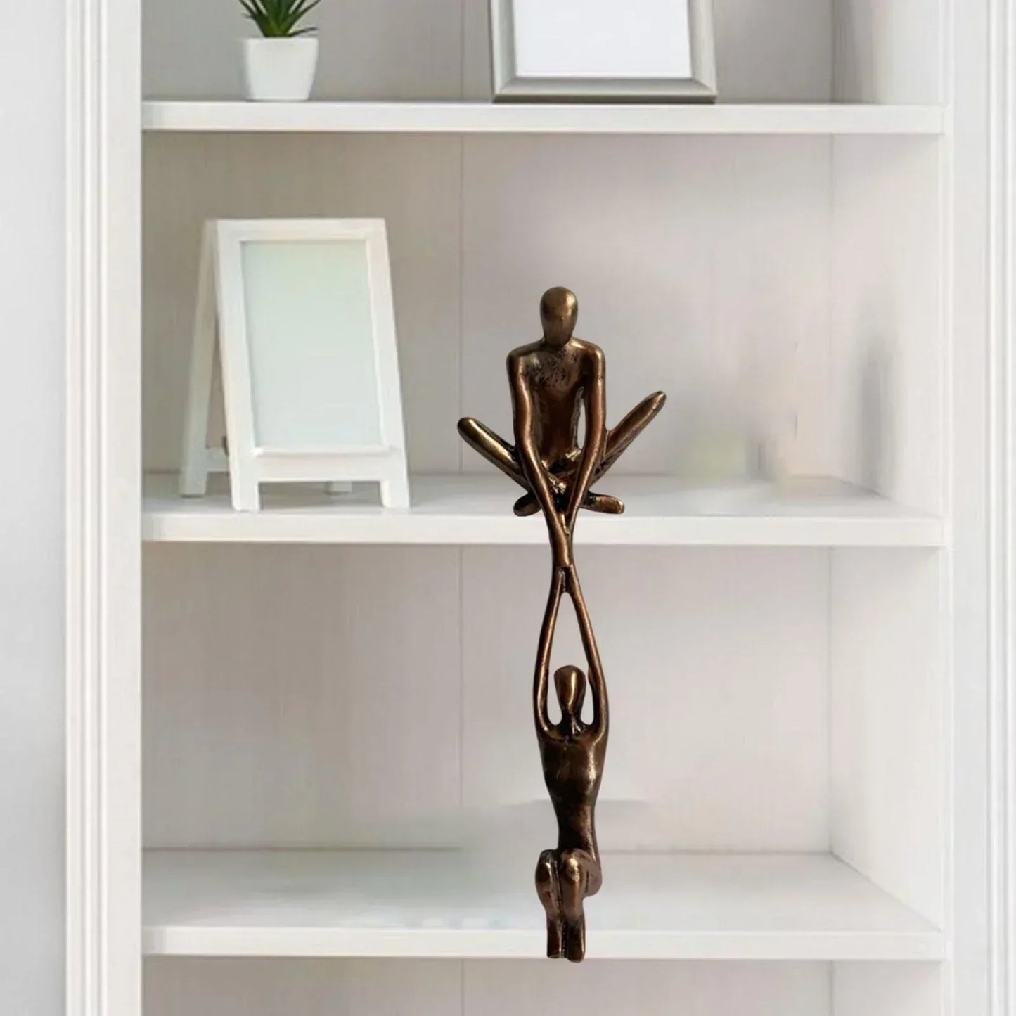 Zeitlose Liebe und Resilienz | Dekorative Skulptur | Wohnakzent | Unverwechselbare Dekoration