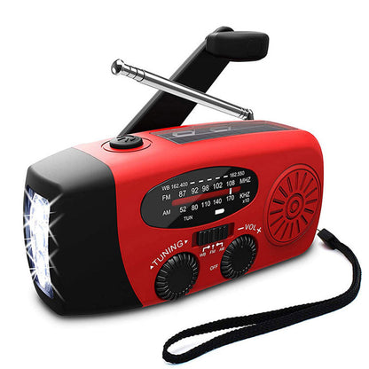Selbstbetriebene Notfallradio – Handkurbel, Solar, Taschenlampe & Powerbank – FM/AM Radio, unerlässlich für Katastrophen und Notfälle
