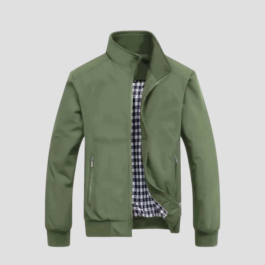 Men's Stand Collar Jacket | Bomber