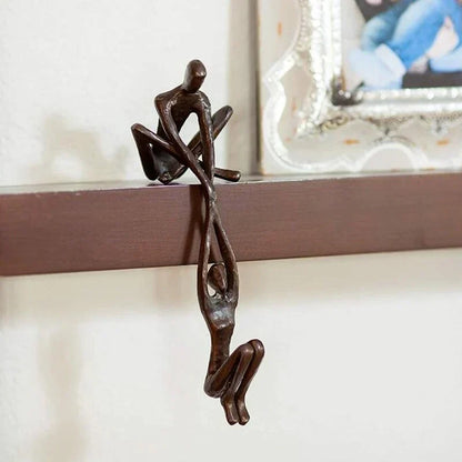 Zeitlose Liebe und Resilienz | Dekorative Skulptur | Wohnakzent | Unverwechselbare Dekoration