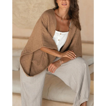 Strick-Cardigan mit Offener Front für Damen - Fatima