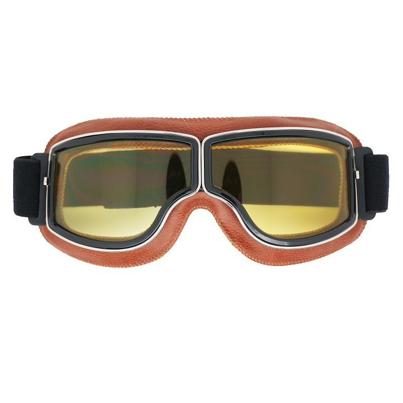 Vintage-Motorradbrille für Herren | Polarisiert
