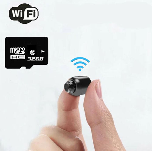 Kompakte WiFi-Kamera mit Nachtsicht, 1080P Video und klarem Audio