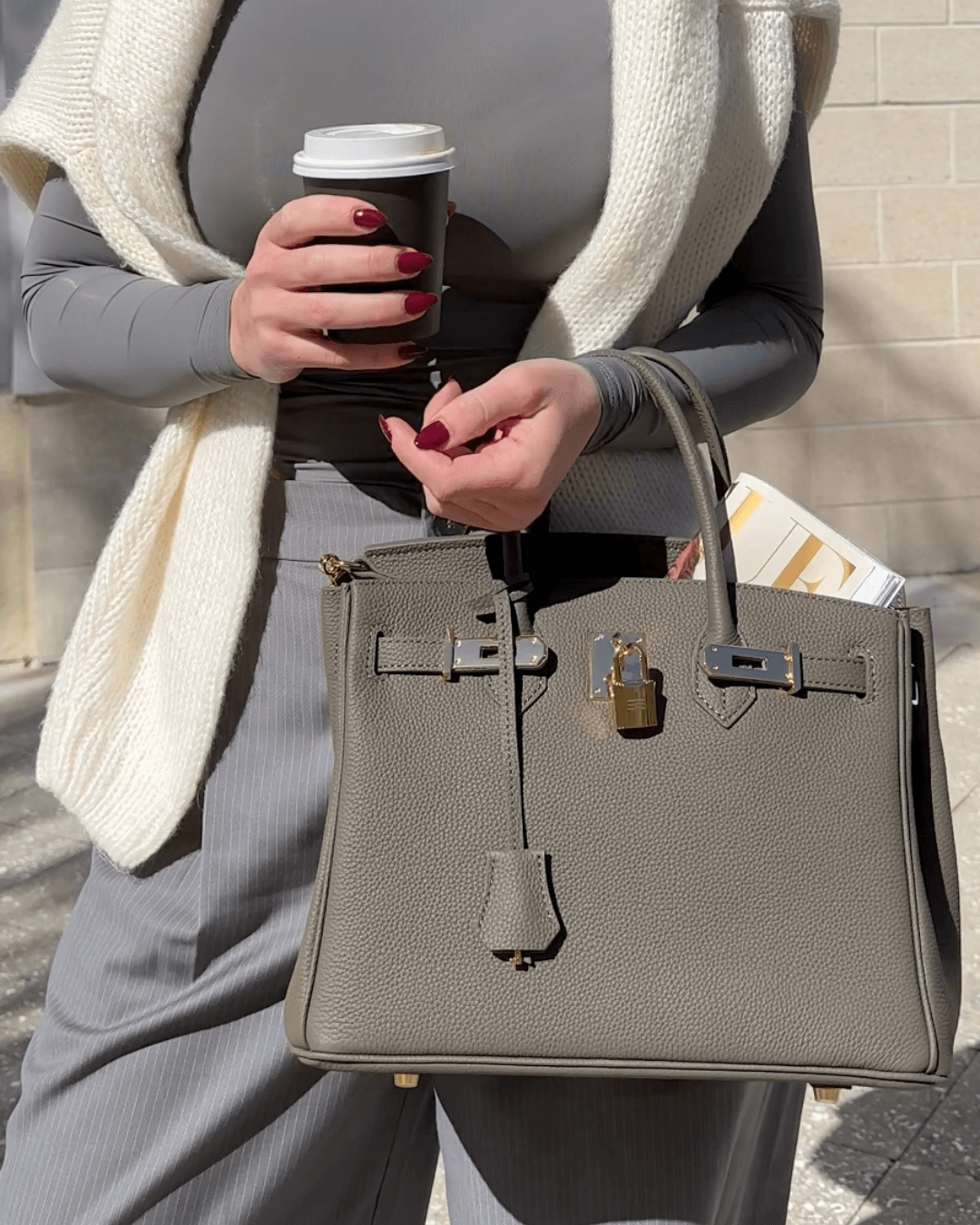 Damen Leder Handtasche | Groß