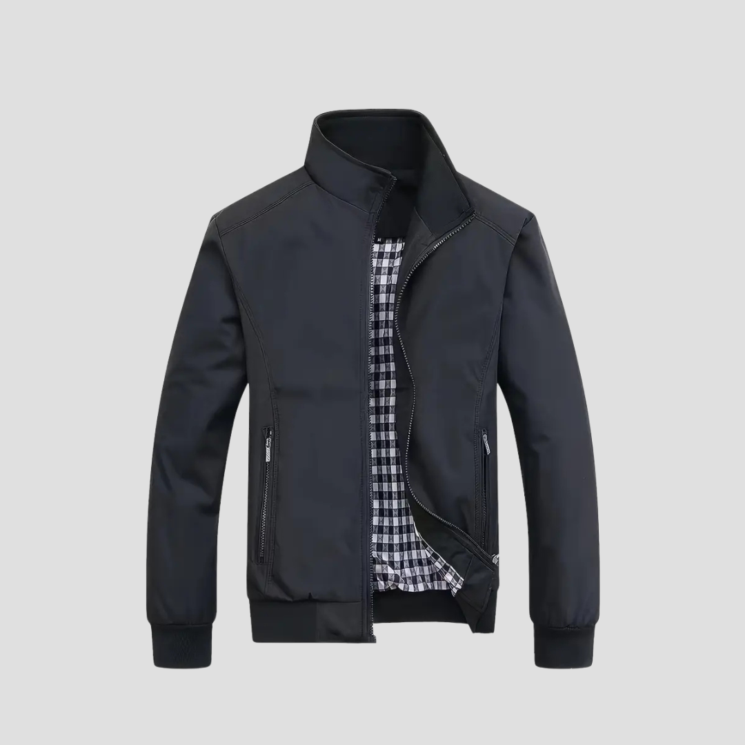 Men's Stand Collar Jacket | Bomber