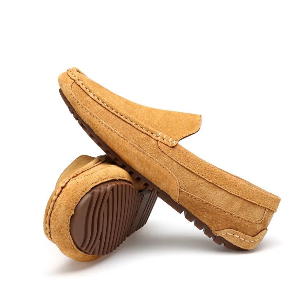 Men's Suede Loafers | Flat