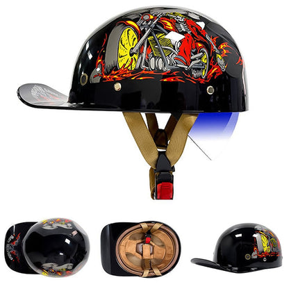 DOT-zugelassener Motorrad-Baseballhelm