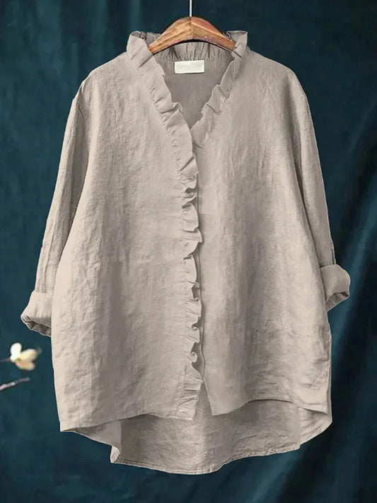 Damen Langarm Bluse | Freizeit