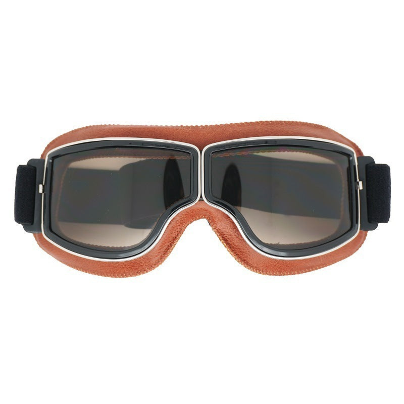 Vintage-Motorradbrille für Herren | Polarisiert