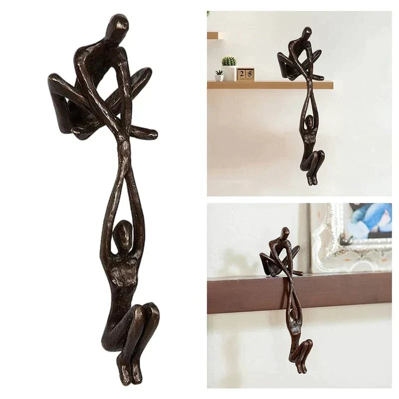 Zeitlose Liebe und Resilienz | Dekorative Skulptur | Wohnakzent | Unverwechselbare Dekoration