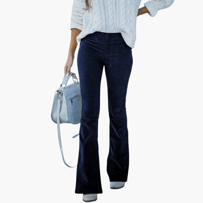 Damen Elegant Cordhose | Lang